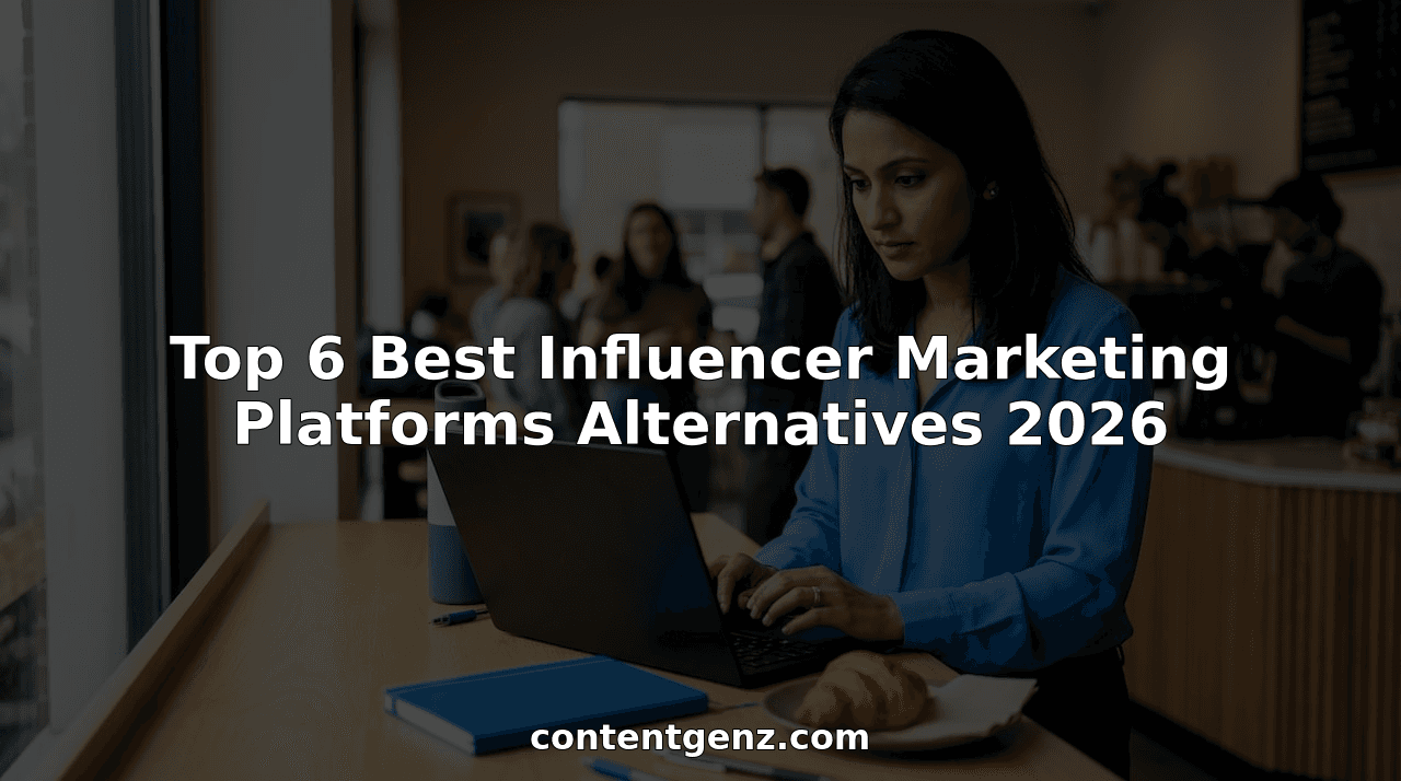 Top 6 Best Influencer Marketing Platforms Alternatives 2026